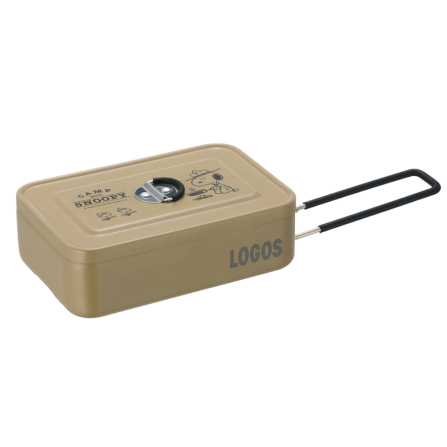 กระทะแคมป์ปิ้ง LOGOS MESS KIT SNOOPY (BEAGLE SCOUTS 50YEARS),สีเบจ_2